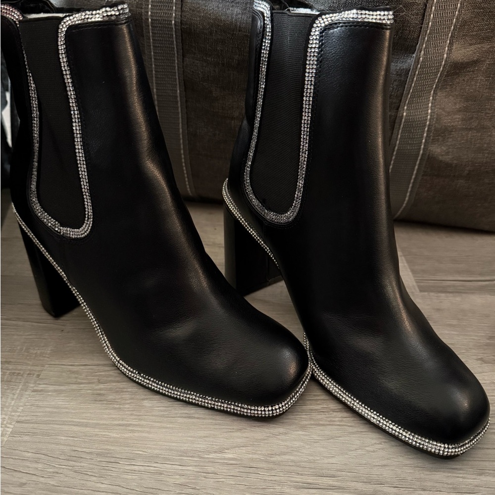 Rhinestone booties